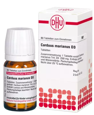 CARDUUS MARIANUS D 3 Tabletten 80 St Tabletten