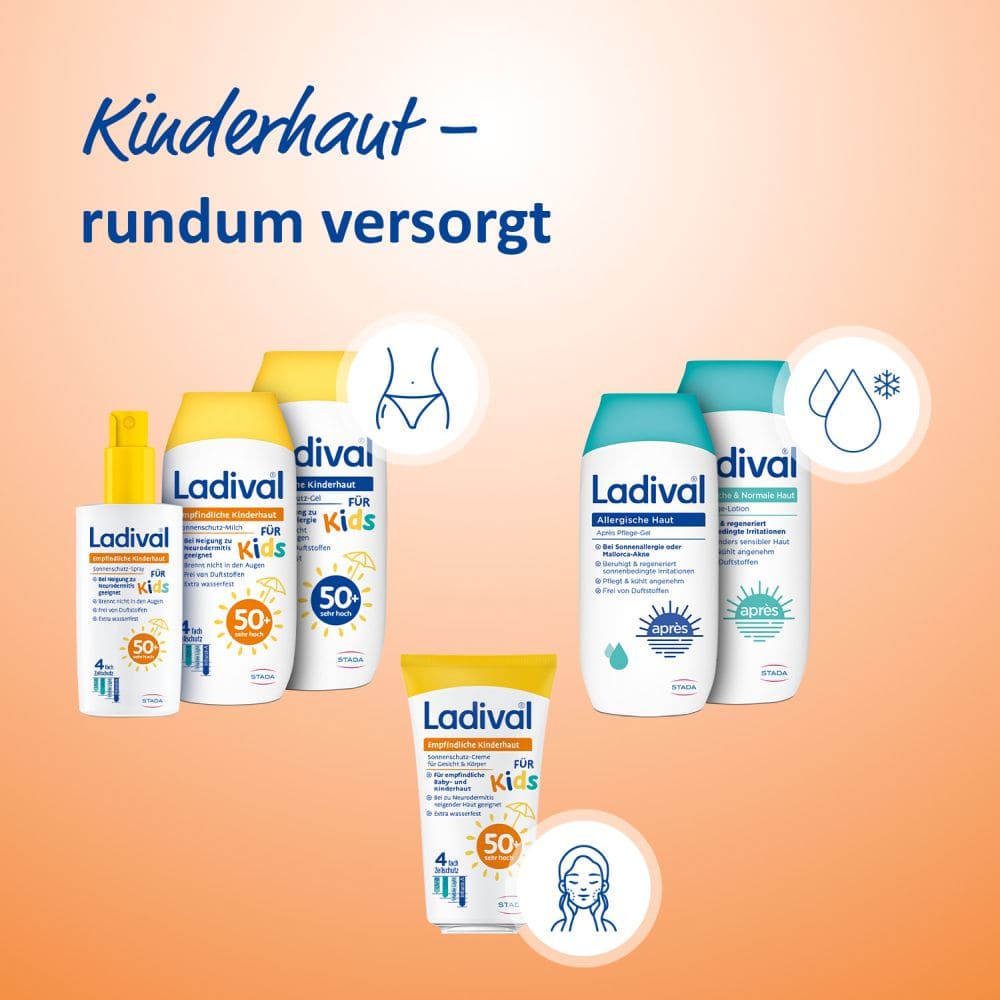 Ladival Empfindliche Kinderhaut Sonnenschutz-Milch LSF 50+ 200 ml Milch