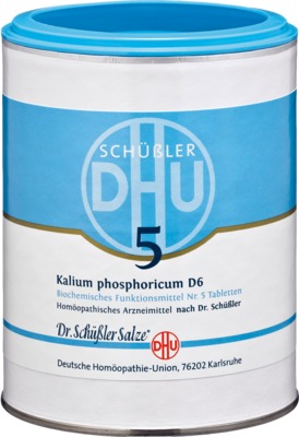 DHU Schüssler-Salz Nr. 5 Kalium phosphoricum D 6 Tabletten 1000 St Tabletten