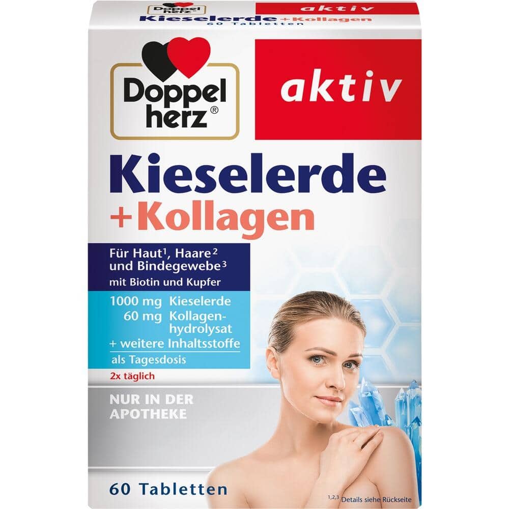Doppelherz aktiv Kieselerde + Kollagen 60 St Tabletten