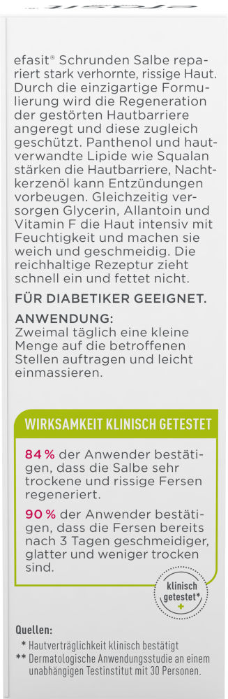 efasit SCHRUNDEN SALBE 60 ml Salbe efasit SCHRUNDEN SALBE 60 ml Salbe
