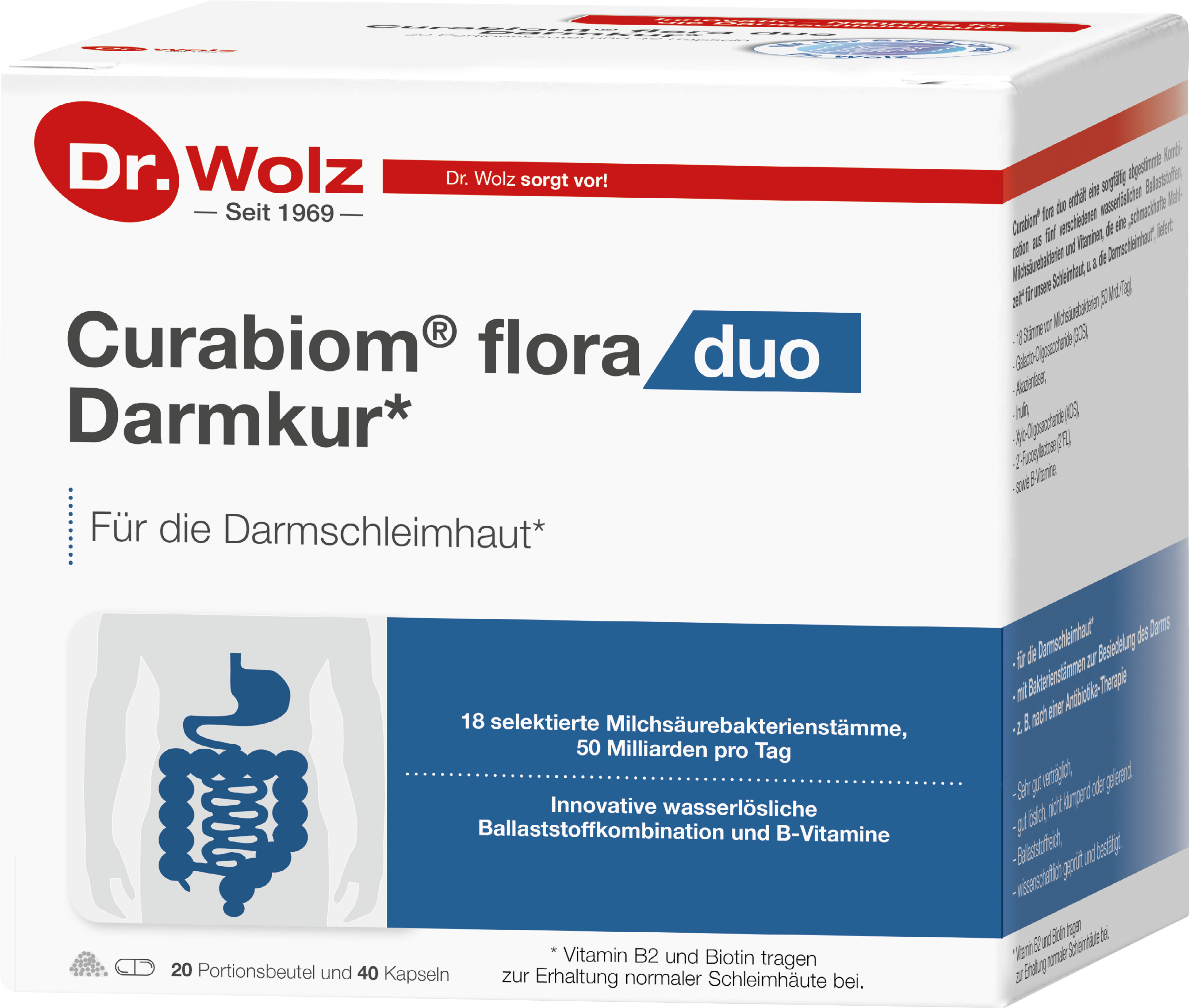 Dr. Wolz Curabiom flora duo Darmkur 1 Packung Kombipackung