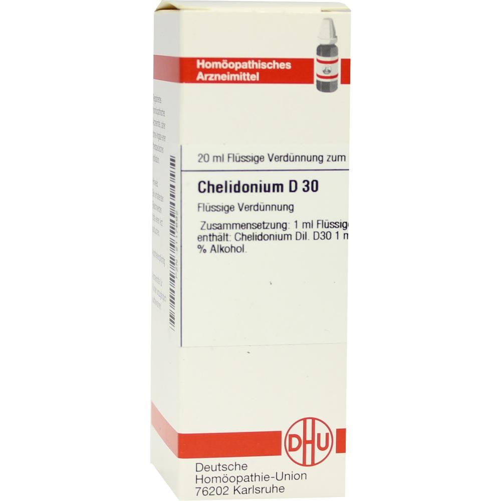 CHELIDONIUM D 30 Dilution 20 ml Dilution