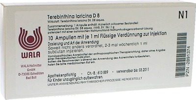 Terebinthina laricina D8 Ampullen 10X1 ml Ampullen