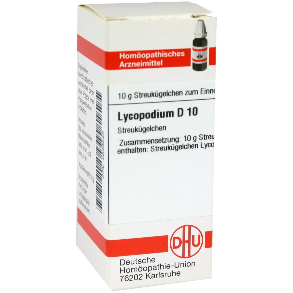 LYCOPODIUM D 10 Globuli 10 g Globuli