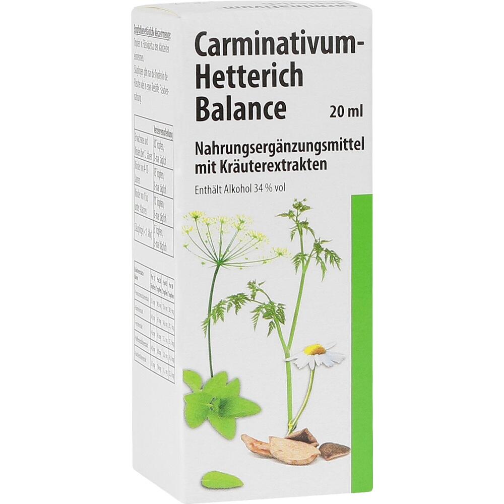 Carminativum- Hetterich Balance Tropfen 20 ml Tropfen zum Einnehmen