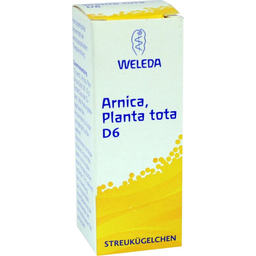 WELEDA ARNICA PLANTA tota D 6 Globuli 10 g Globuli