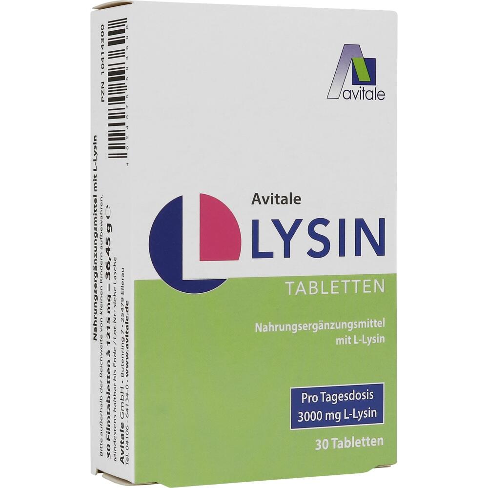 Avitale L-LYSIN 750 mg  30 St Tabletten