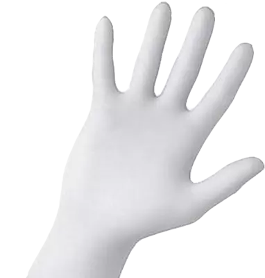 HANDSCHUHE Einmal Nitril M weiß 100 St Handschuhe
