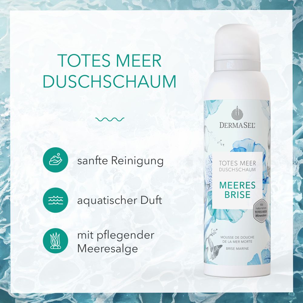 DERMASEL TOTES MEER MEERESBRISE DUSCHSCHAUM 200 ml Schaum