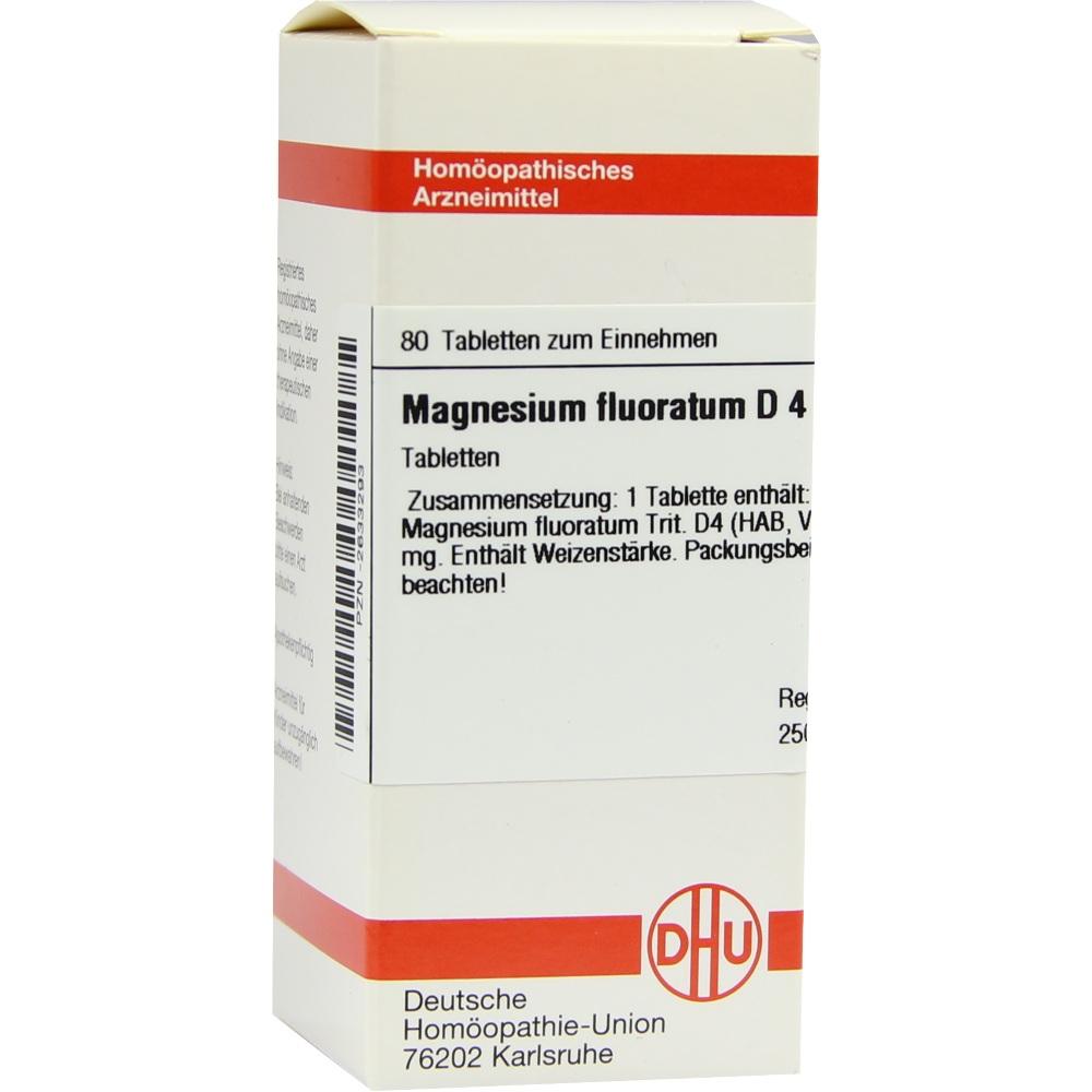 MAGNESIUM FLUORATUM D 4 Tabletten 80 St Tabletten