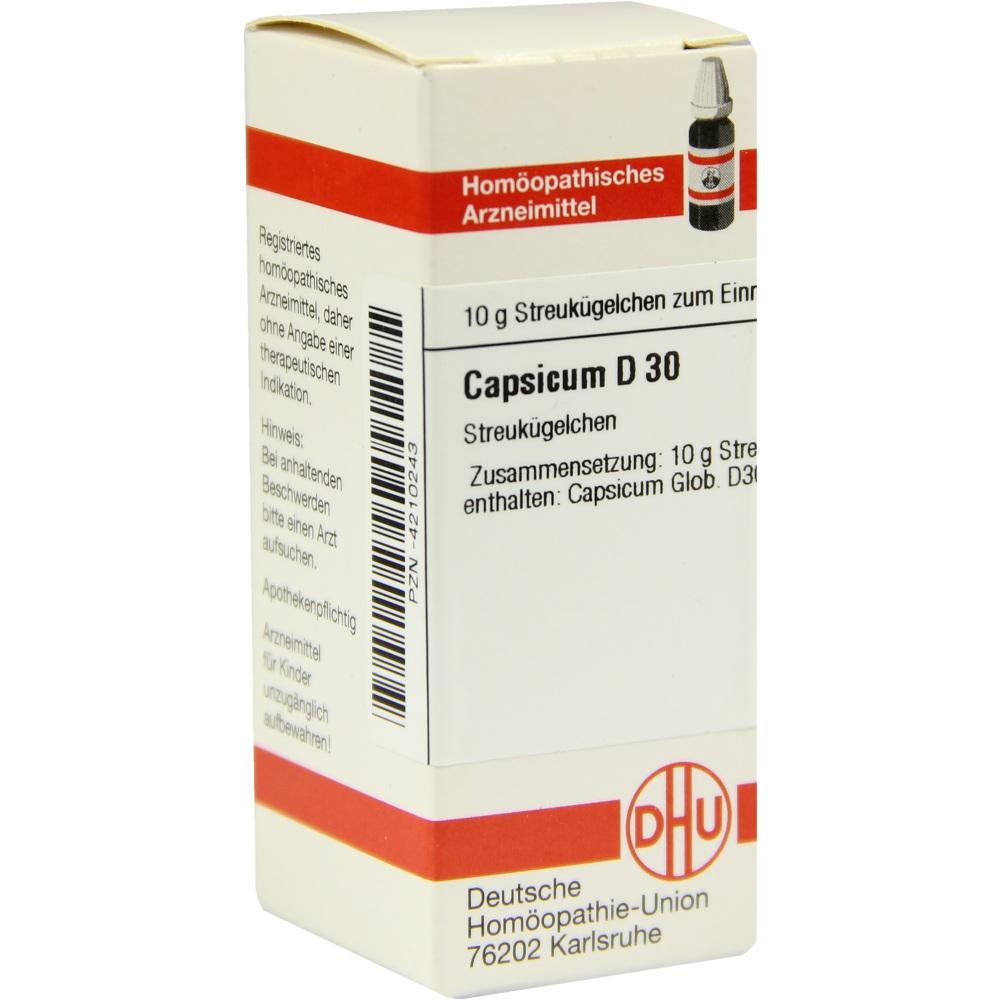 CAPSICUM D 30 Globuli 10 g Globuli