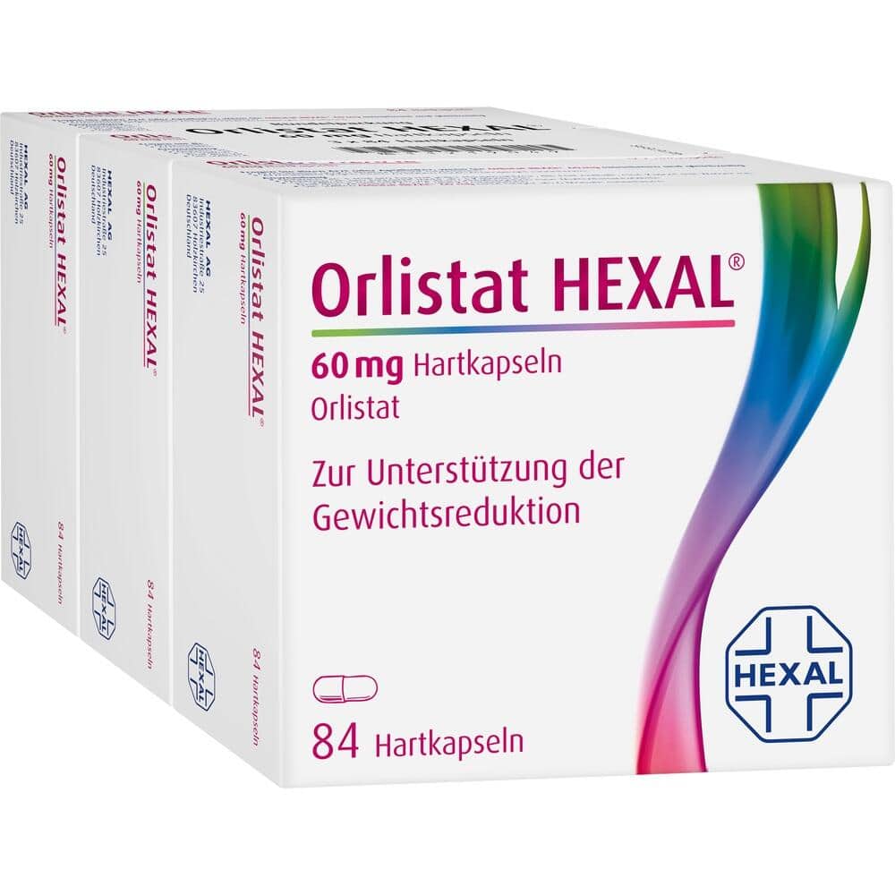 Orlistat HEXAL 60mg 3X84 St Hartkapseln