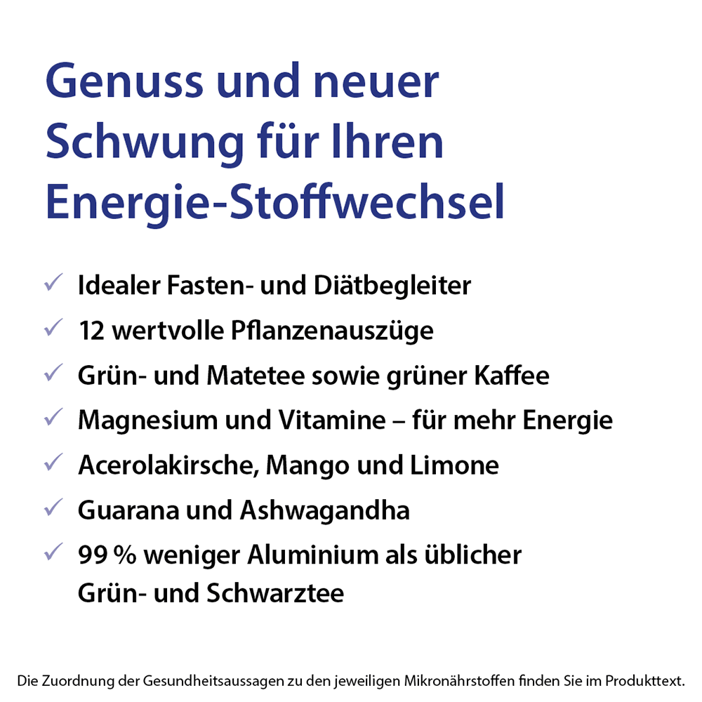 Chi-Tea Wellness Tee Guarana grüner Tee Kaffee Acerola