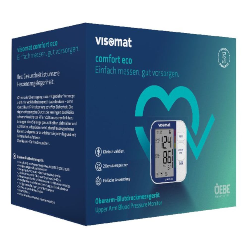 visomat comfort eco Oberarm Blutdruckmessgerät 1 St