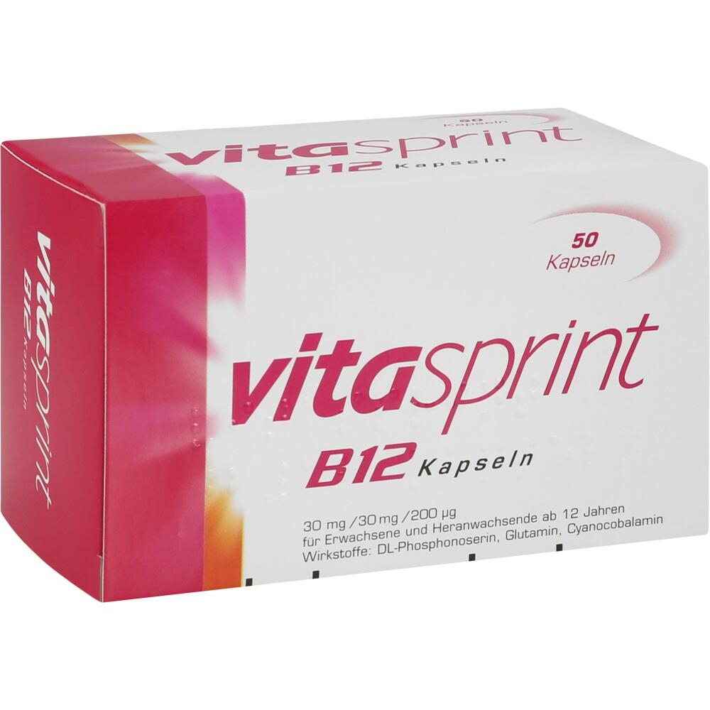 VITASPRINT B 12 Kapseln 50 St Hartkapseln