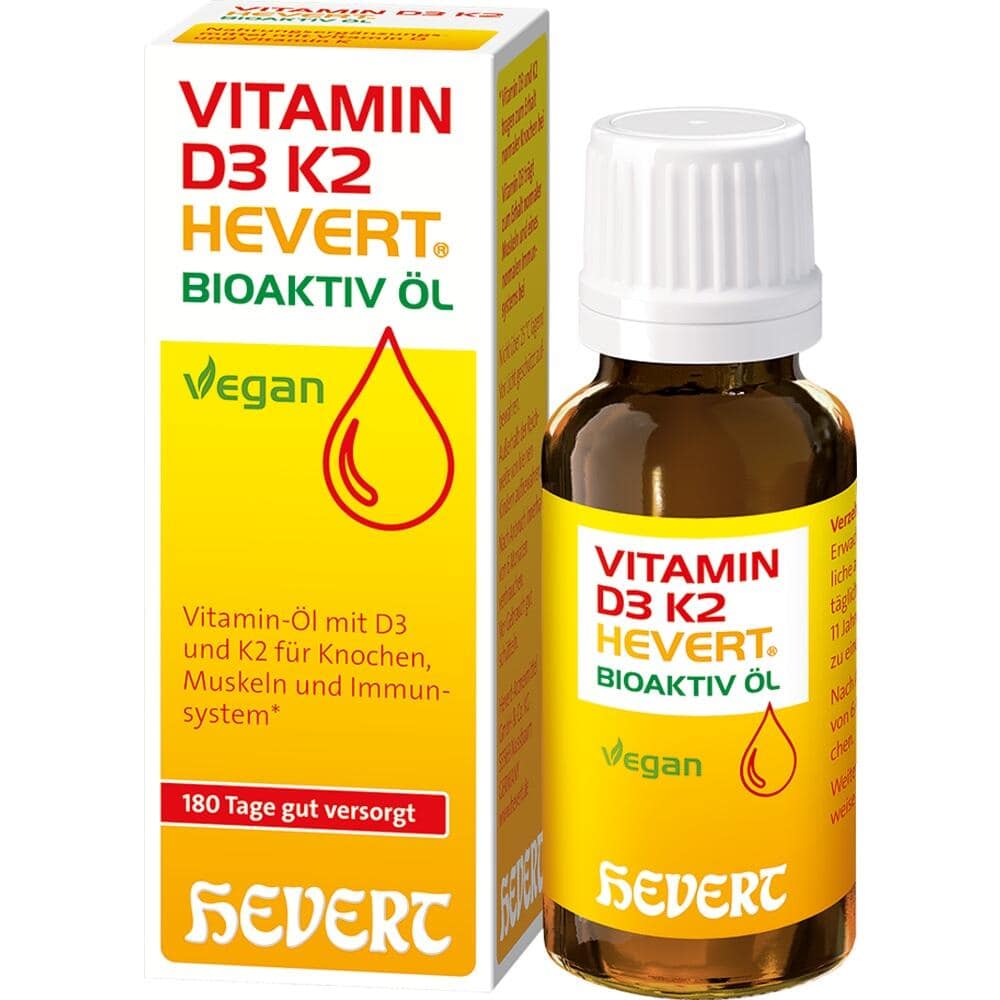 VITAMIN D3 K2 HEVERT BIOAKTIV ÖL 20 ml Öl