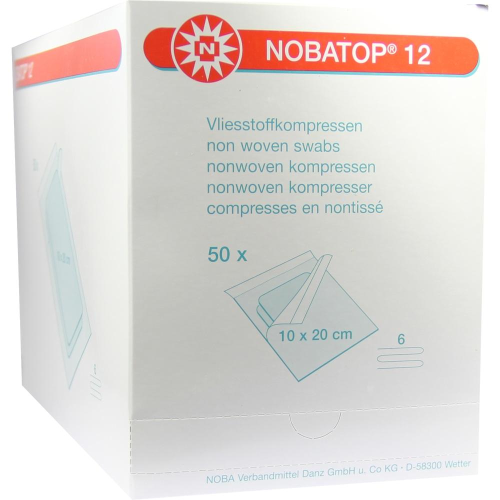 NOBATOP 12 Kompressen 10x20 cm steril 50X2 St Kompressen