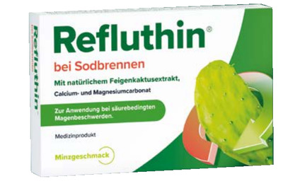 Refluthin bei Sodbrennen Minzgeschmack 16 St Kautabletten