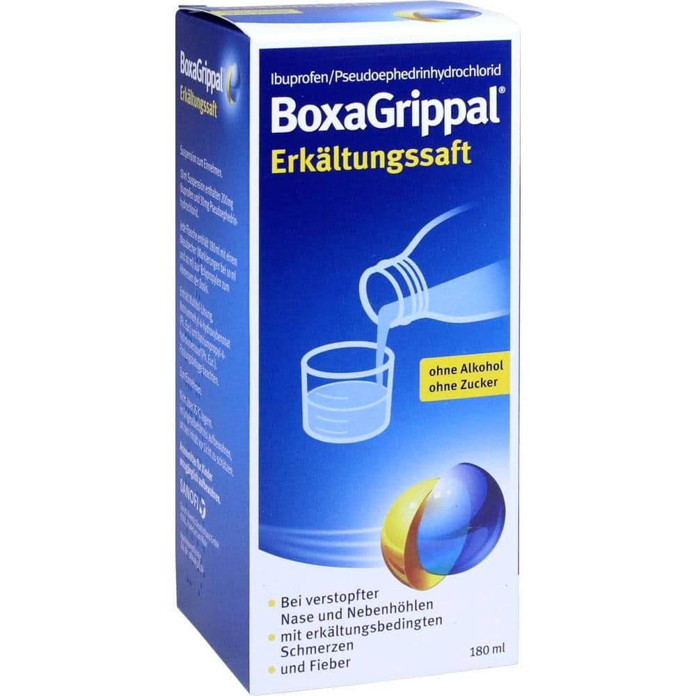 BoxaGrippal Erkältungssaft 180 ml Suspension