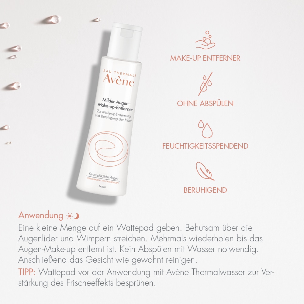 Avène milder Augen Make-up Entferner Gel 125 ml Gel