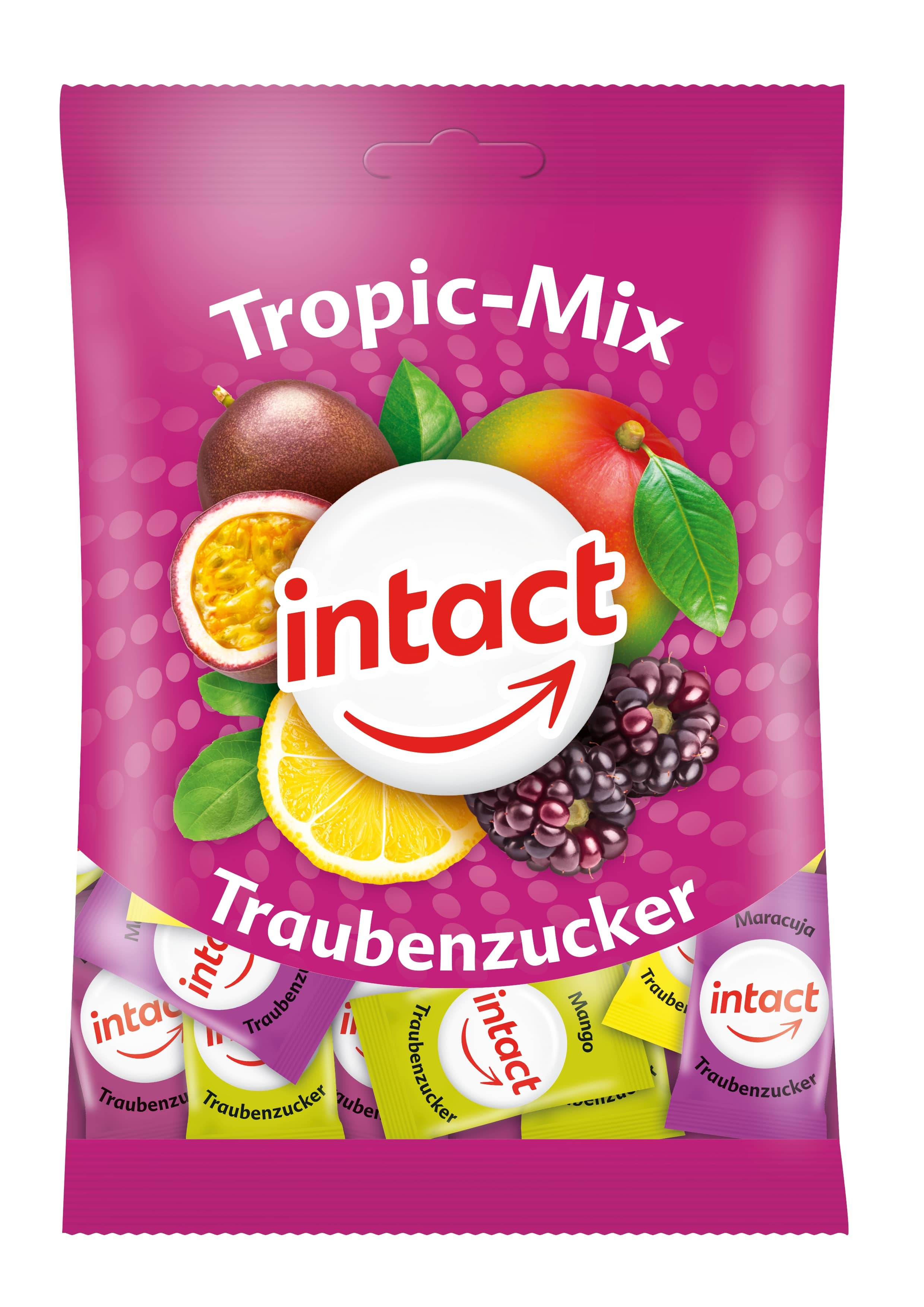 intact Traubenzucker  Tropic-Mix  100 g Bonbons