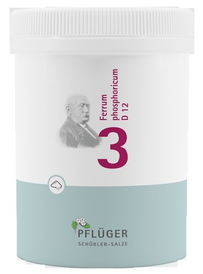 Schüßler-Salz Nr. 3 Ferrum phosphoricum D12 250 g Pulver