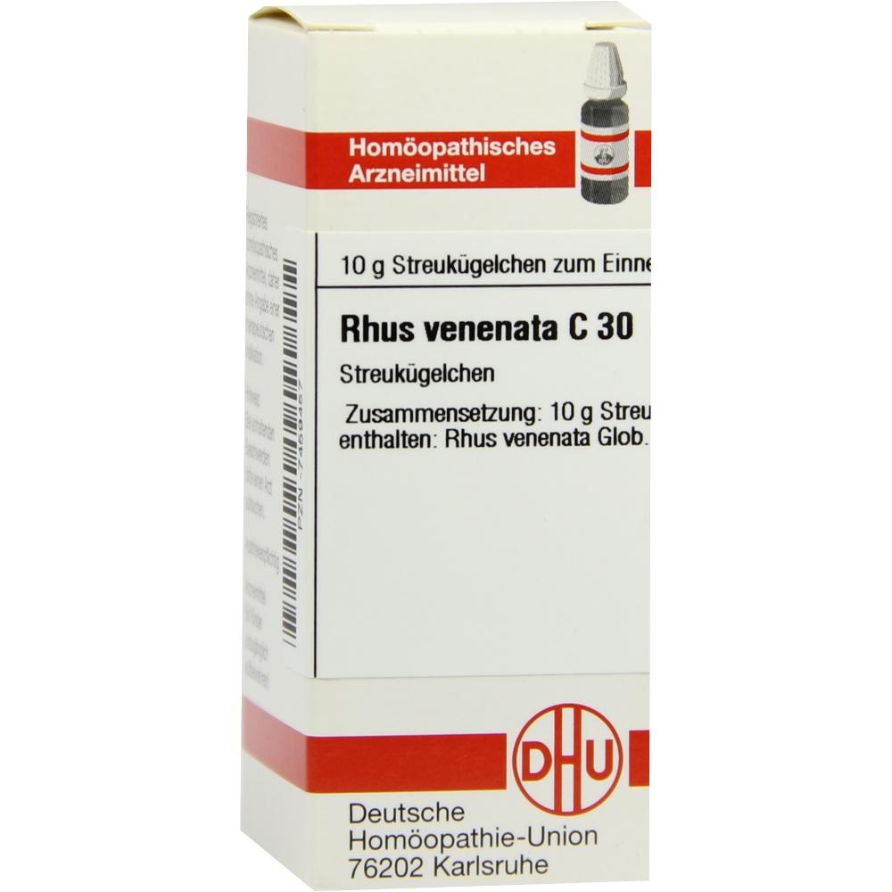 RHUS VENENATA C 30 Globuli 10 g Globuli