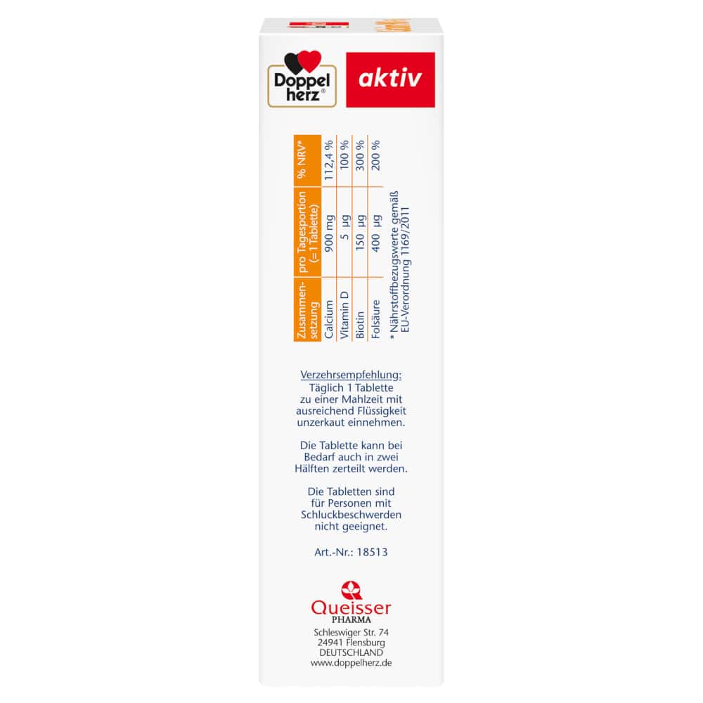 Doppelherz aktiv Calcium 900 + D3 80 St Tabletten