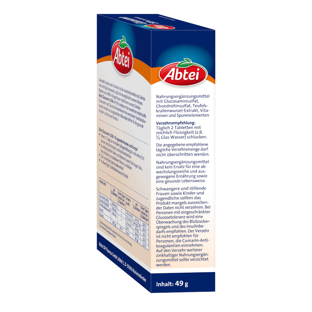 Abtei Glucosamin 1500 Plus 30 St Tabletten
