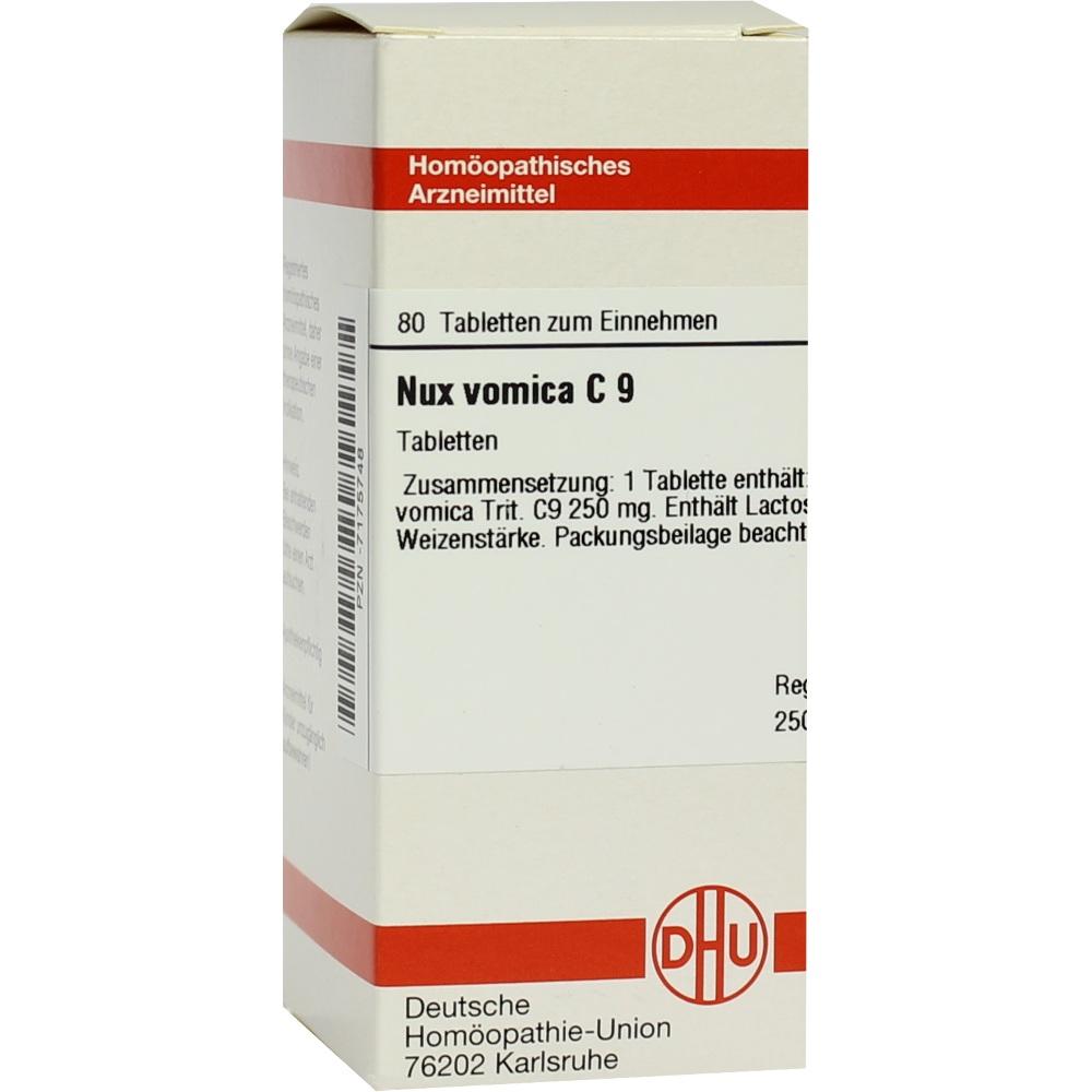 NUX VOMICA C 9 Tabletten 80 St Tabletten