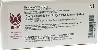Nervus facialis Gl D15 Ampullen 10X1 ml Ampullen