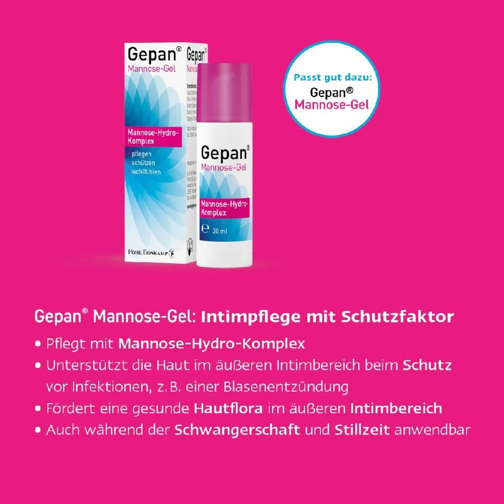 Gepan Mannose to go, trinkfertige Mannose mit Zink 14 St. 14X5 ml Lösung zum Einnehmen