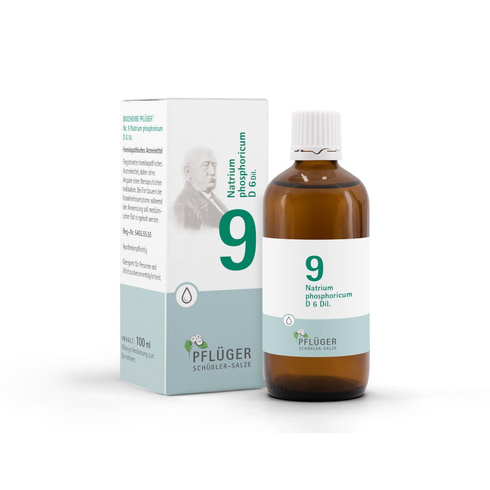Schüßler-Salz Nr. 9 Natrium phosphoricum D6 100 ml Tropfen