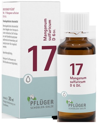 Schüßler-Salz Nr. 17 Manganum sulfuricum D6 30 ml Tropfen