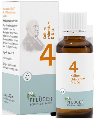 Schüßler-Salz Nr. 4 Kalium chloratum D6 30 ml Tropfen