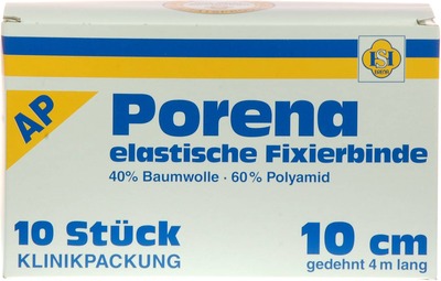 PORENA elast.Mullbinde 10 cm weiß o.Cello 10 St Binden