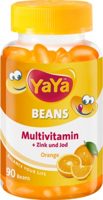 YAYA BEANS Orange Zink und Jod Kaudragees 90 St Kaudragees