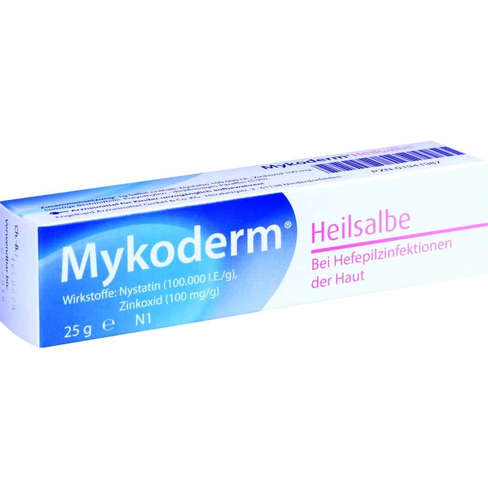 Mykoderm Heilsalbe Nystatin/Zinkoxid 25 g Salbe