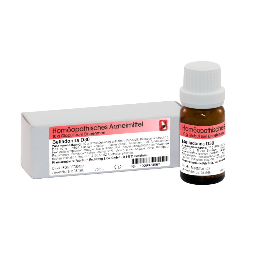 BELLADONNA D 30 Globuli 10 g Globuli