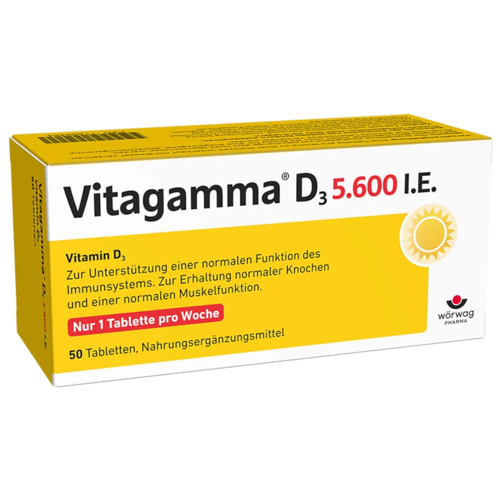 Vitagamma D3 5.600 I.E. 50 St Tabletten
