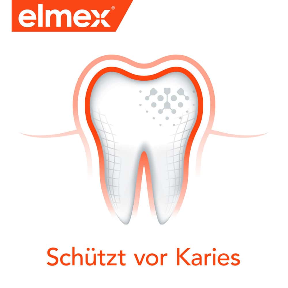 elmex JUNIOR KARIESSCHUTZ Kinder-Zahnpasta 6-12 Jahre 75 ml Zahnpasta