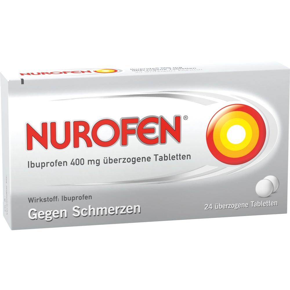NUROFEN Ibuprofen 400mg 24 St Überzogene Tabletten