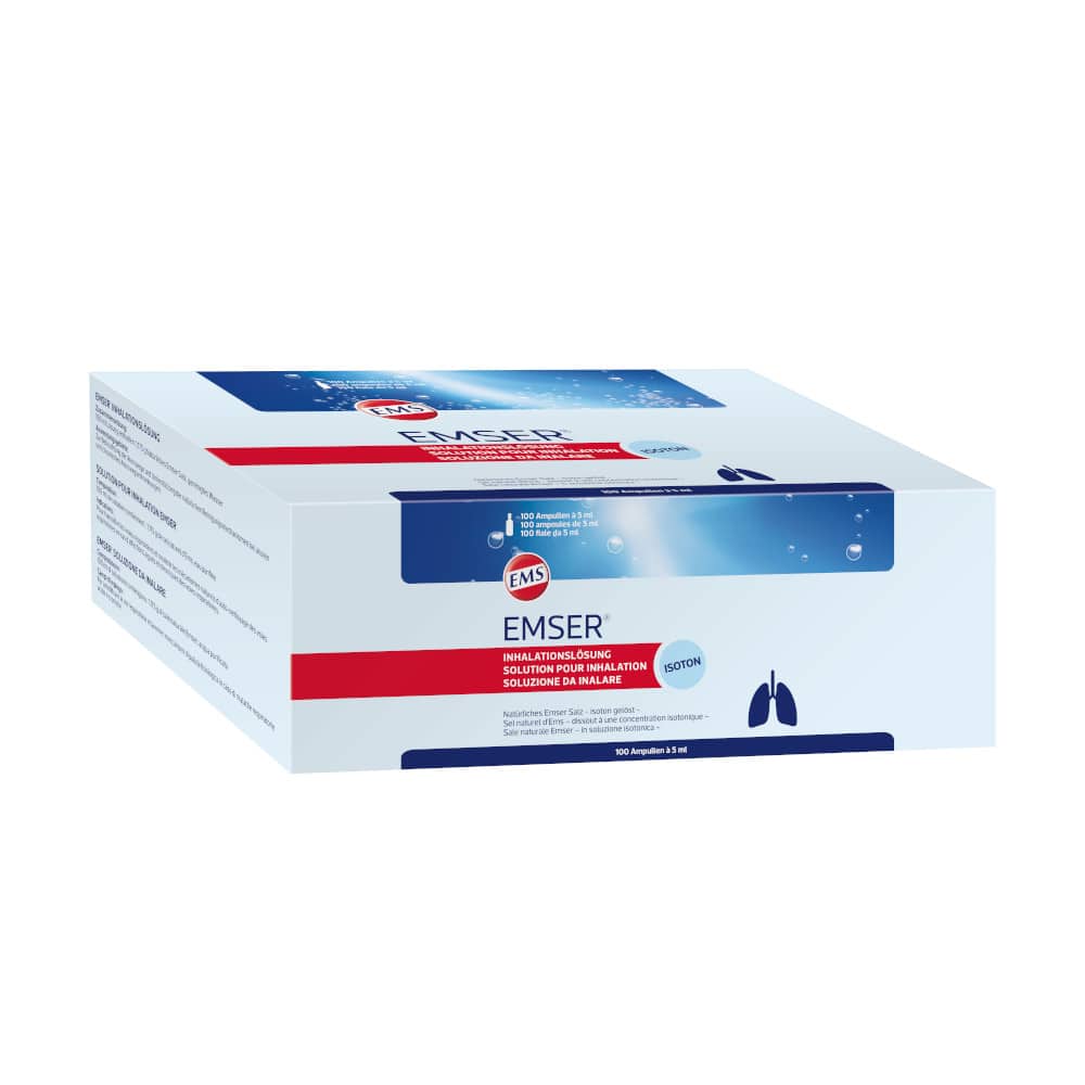 EMSER Inhalationslösung 100 St Inhalationsampullen