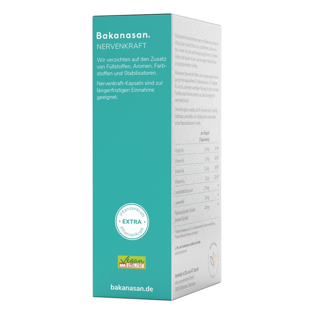 BAKANASAN Nervenkraft Kapseln 60 St Kapseln