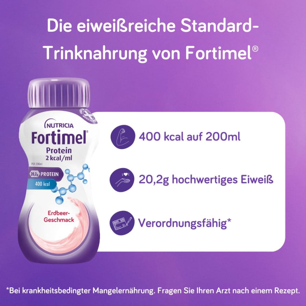 Fortimel Protein 2 kcal Mischkarton 32X200 ml Flüssigkeit