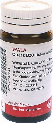Quarz D20 20 g Globuli