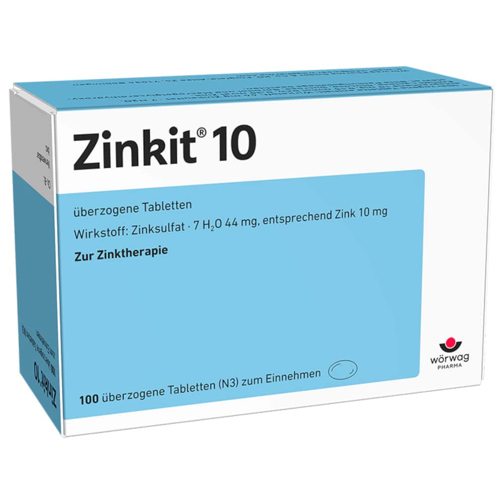 Zinkit 10 100 St Überzogene Tabletten