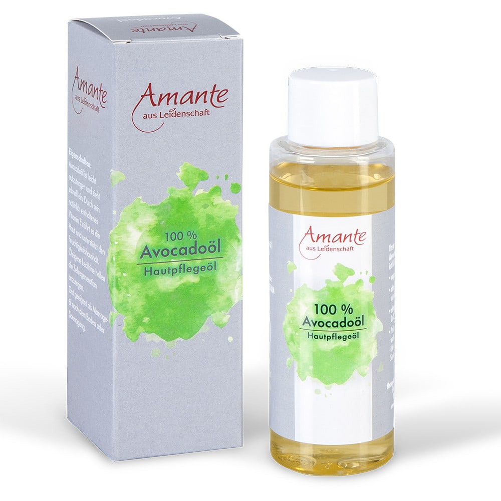 Avocado Öl 100% Rein Hautpflegeöl Amante  100 ml Öl
