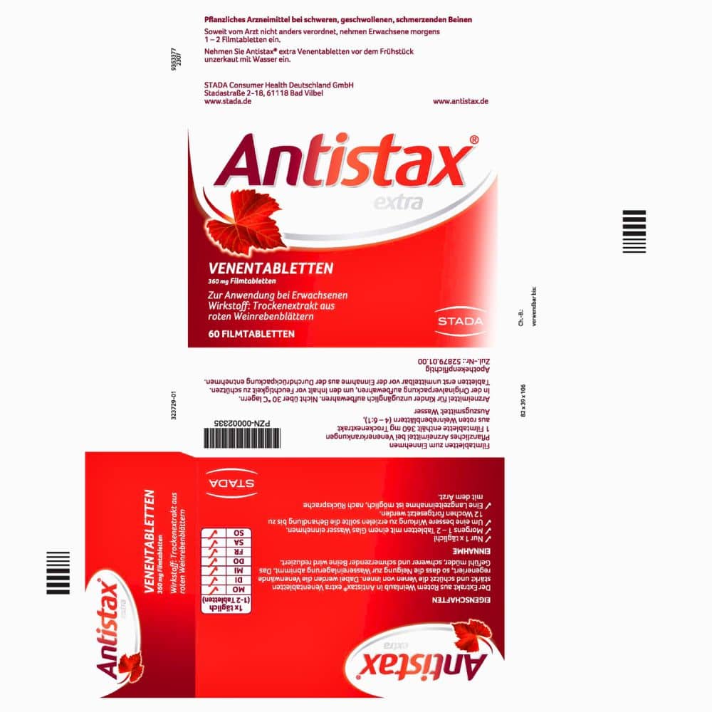 Antistax extra  60 St Filmtabletten